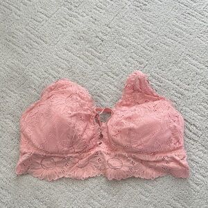 Aerie Lace Bralette in Soft Pink